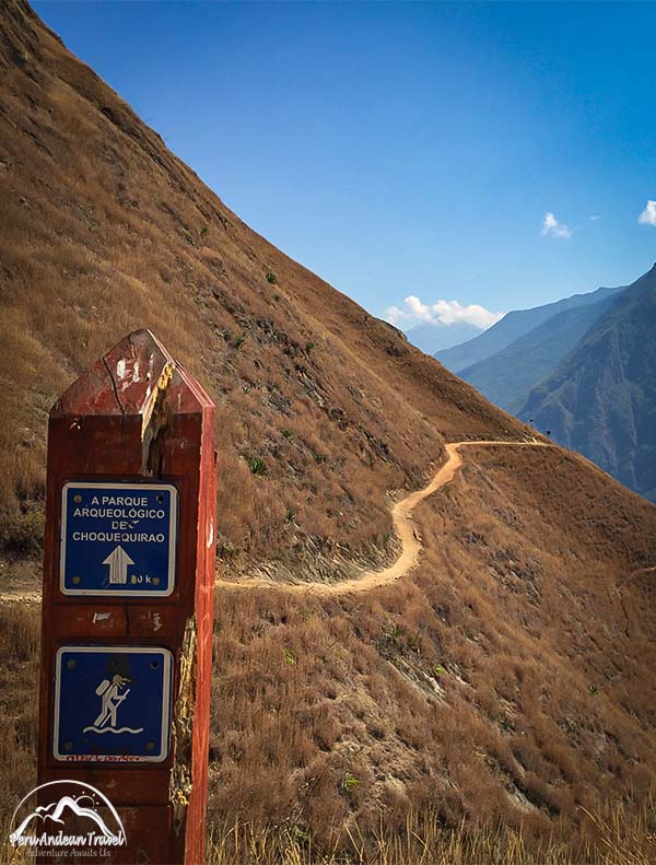 matorrales y pajonales en la ruta a choquequirao